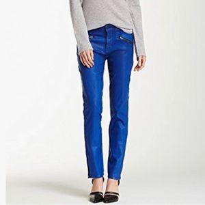 NEW NWT NYDJ Angelina Legging Coated Denim Princess